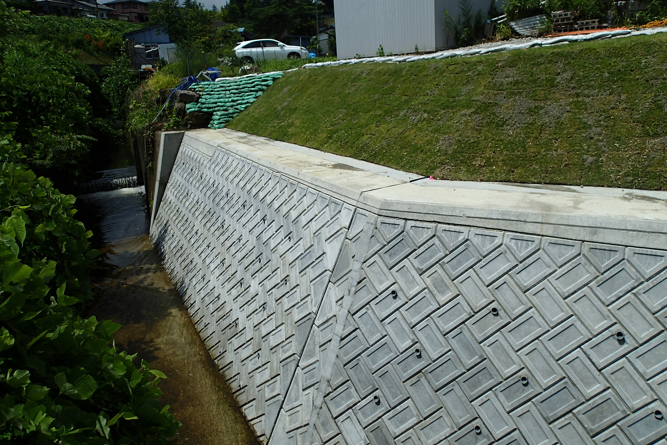 高柳川護岸工事