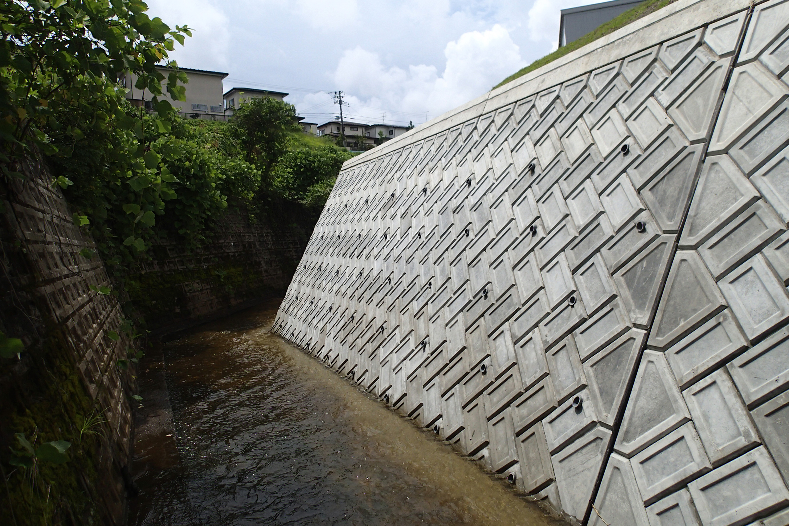 高柳川護岸工事